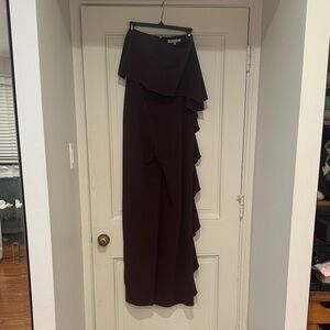 Alexis Elegant Burgundy Strapless jumper